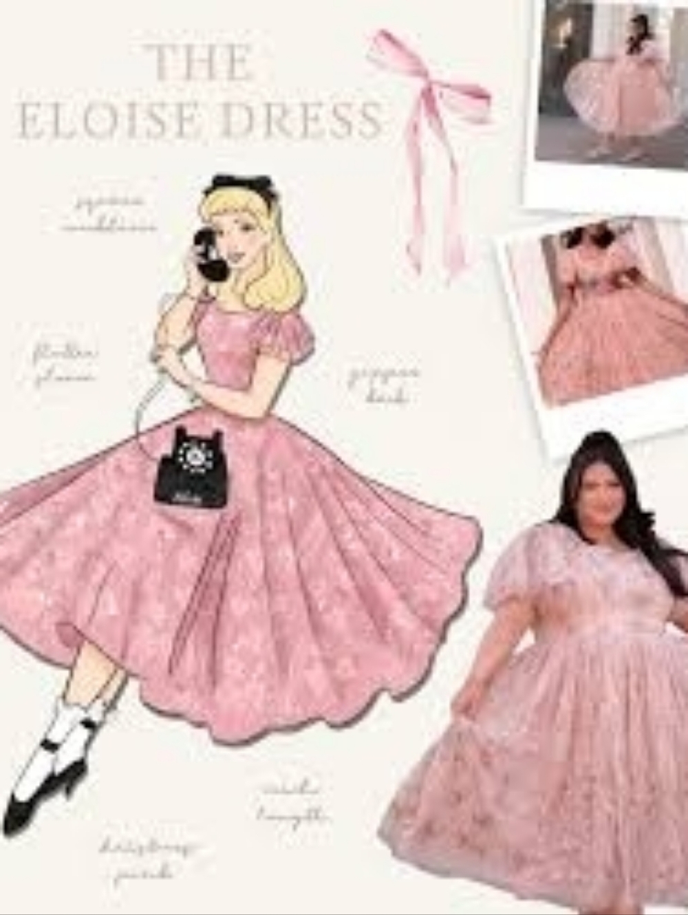 Vintage-Inspired Pink Eloise Dress Jessa Kaye